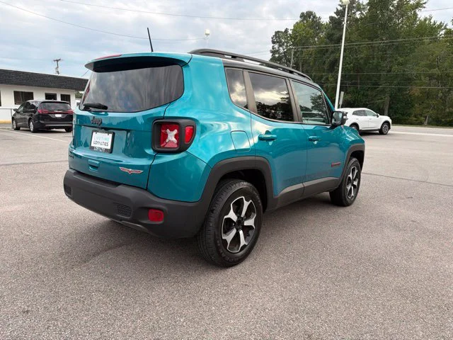 Used 2021 Teal Jeep Trailhawk image 5