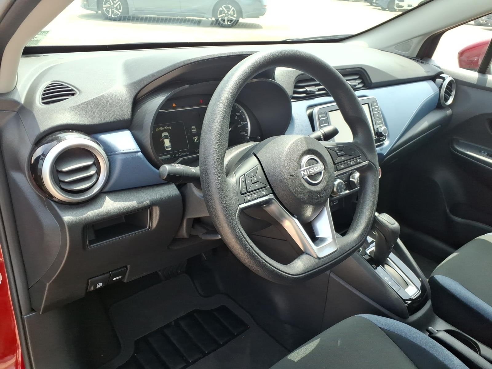 2025 Nissan Versa SV Red at Robbins Nissan