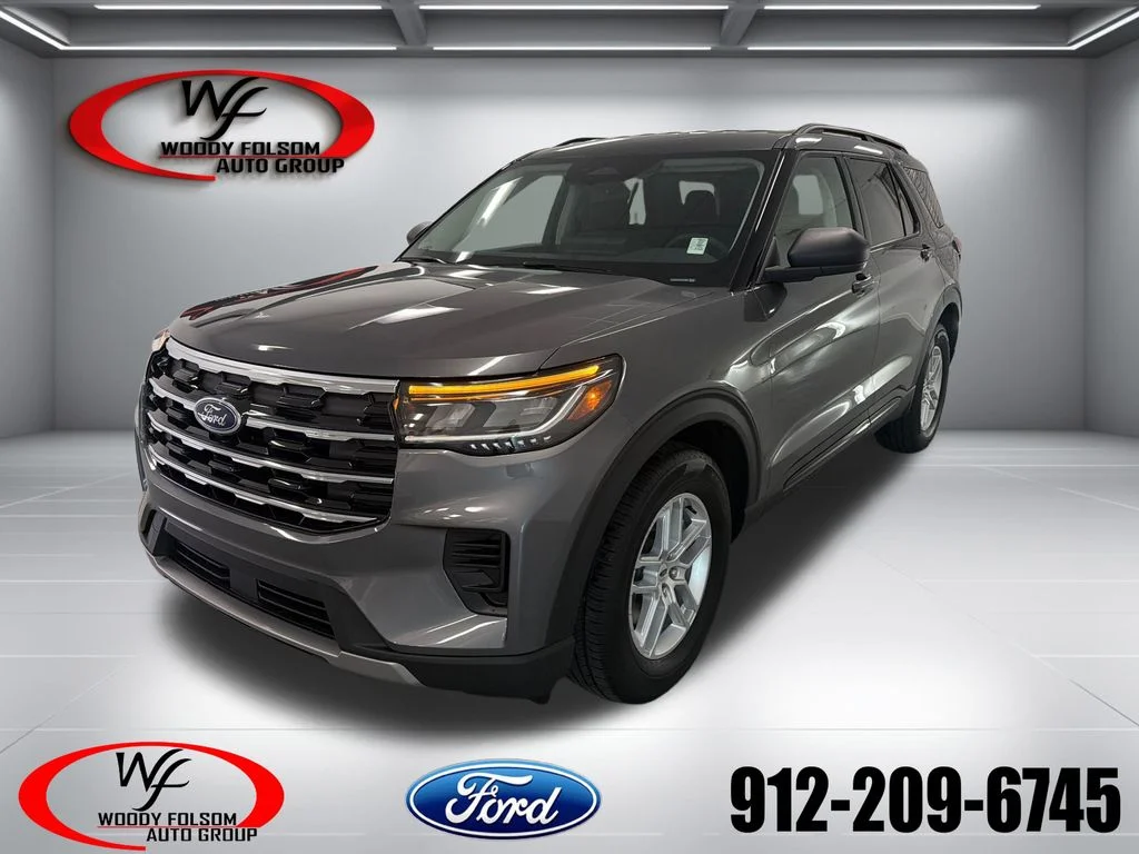 New 2026 Carbonized Gray Metallic Ford Active image 1