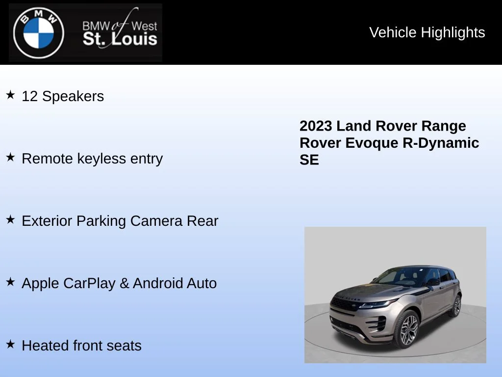 Used 2023 Gold Land Rover R-Dynamic SE image 7