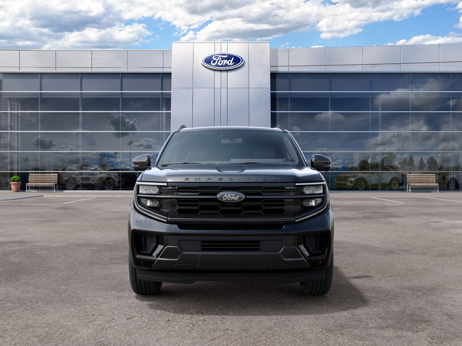 New 2027 Agate Black Metallic Ford Platinum image 4
