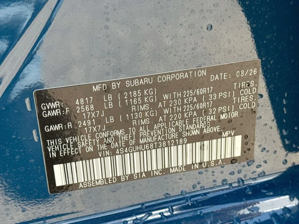 New 2026 Blue Subaru Wilderness image 40