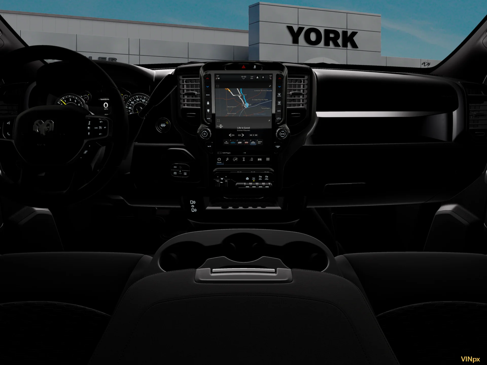 New 2027 Diamond Black Crystal Pearl-Coat Exterior Paint RAM Tradesman image 19