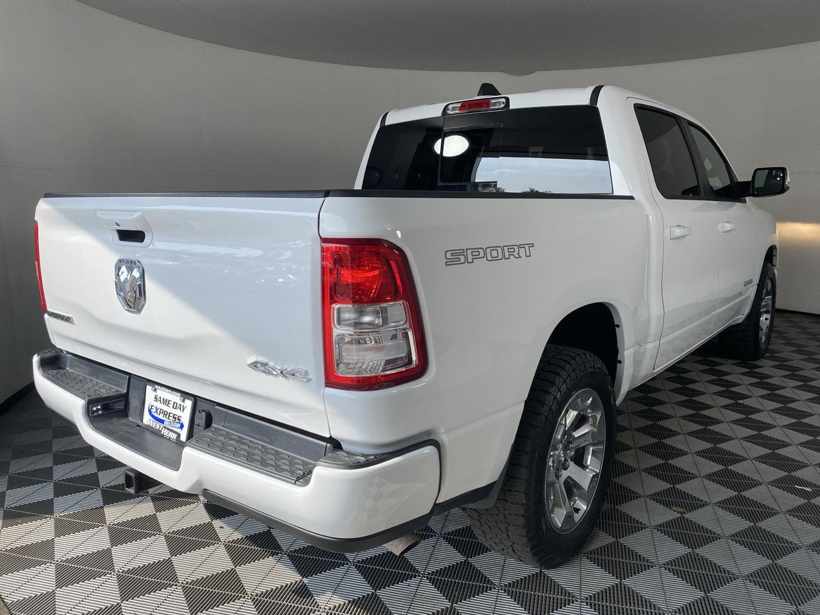 Used 2023 Bright White Clearcoat Ram Big Horn image 6