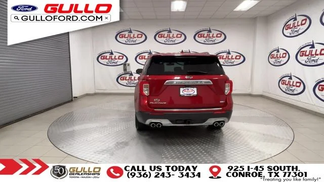 Certified Used 2020 Rapid Red Metallic Tinted Clearcoat Ford Platinum image 7