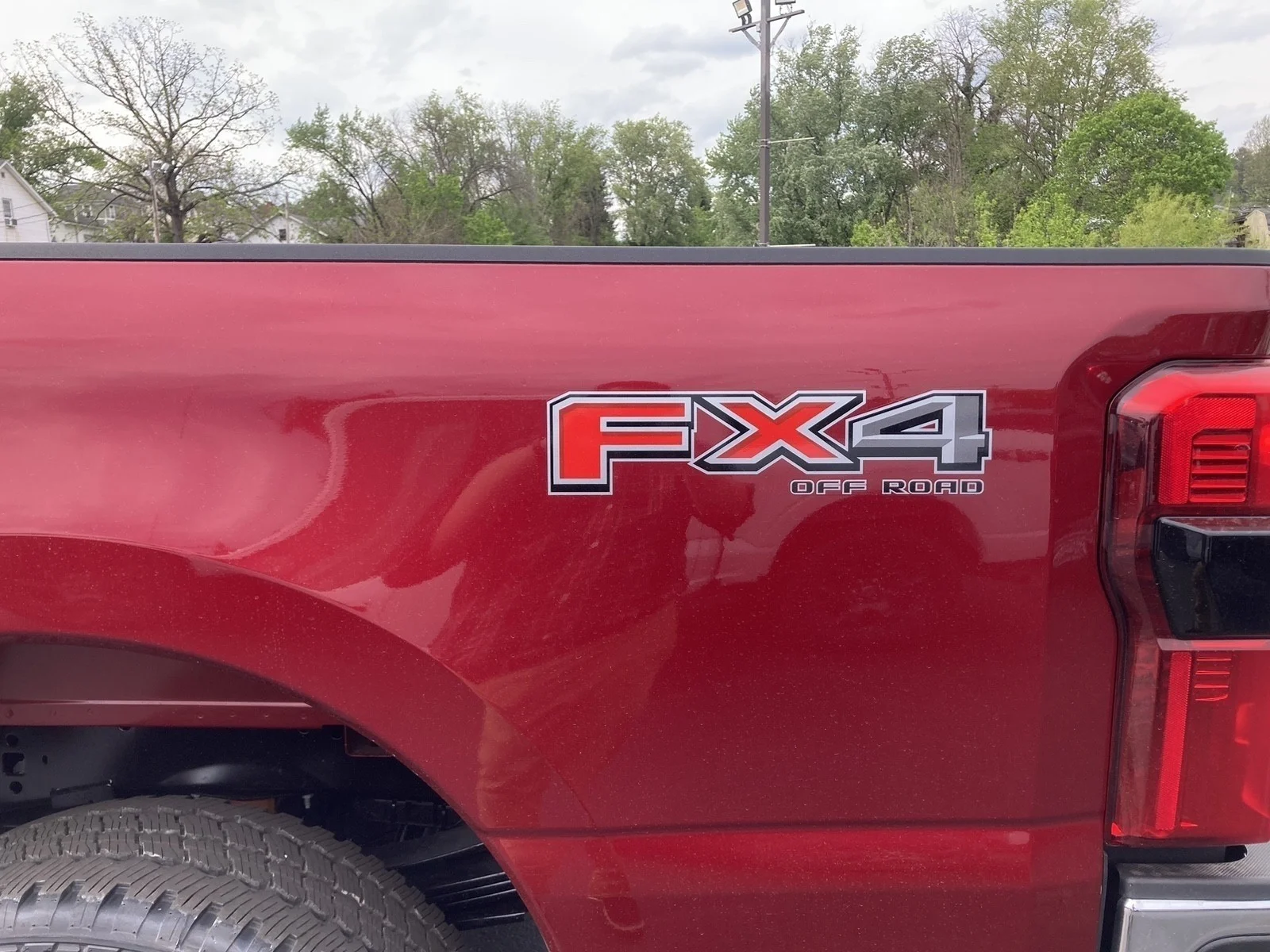 New 2026 Ruby Red Metallic Tinted Clearcoat Ford F-350® Lariat® image 9