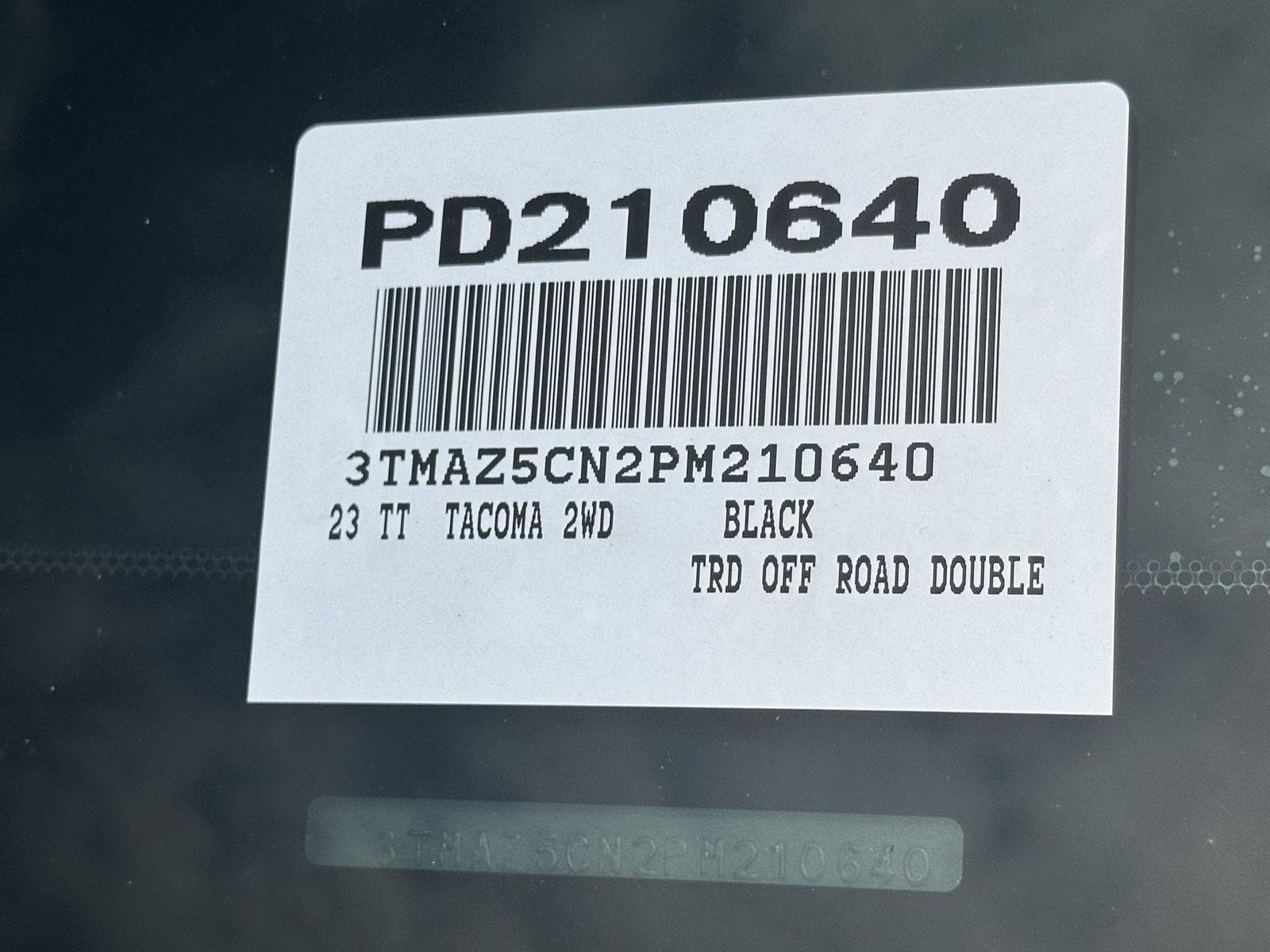 Certified Used 2023 Black Toyota TRD Off Road image 14