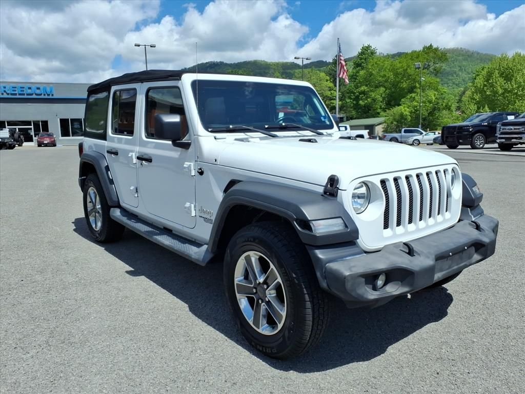 Used 2018 White Jeep Unlimited Sport S image 8