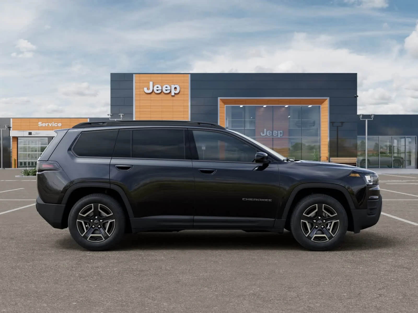 New 2026 Diamond Black Crystal Pearlcoat Jeep Laredo image 21
