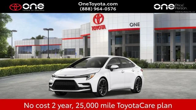 New 2026 White Toyota SE image 2