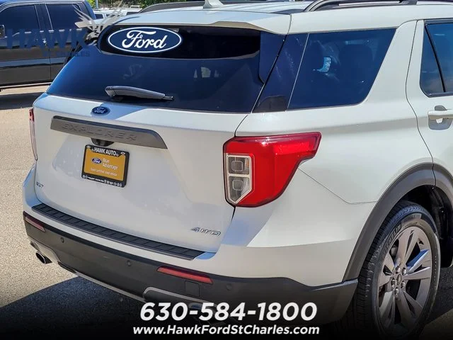 Certified Used 2023 White Metallic Ford XLT image 33