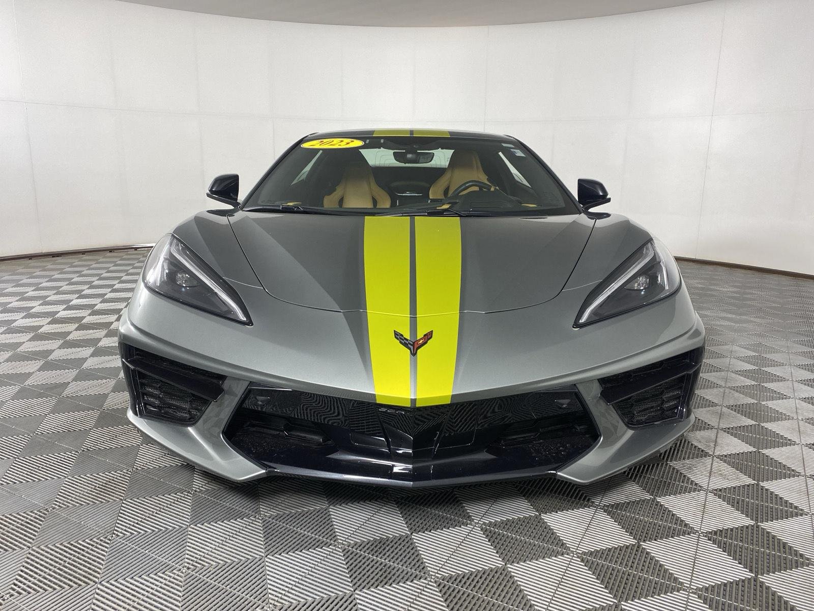 Used 2023 Gray Metallic Chevrolet Stingray image 2