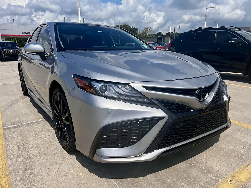 Used 2024 Celestial Silver Metallic Toyota XSE V6 image 1