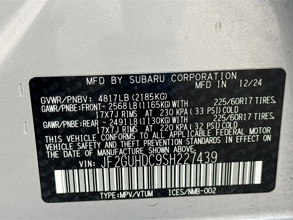 Certified Used 2025 Silver Subaru Premium image 42