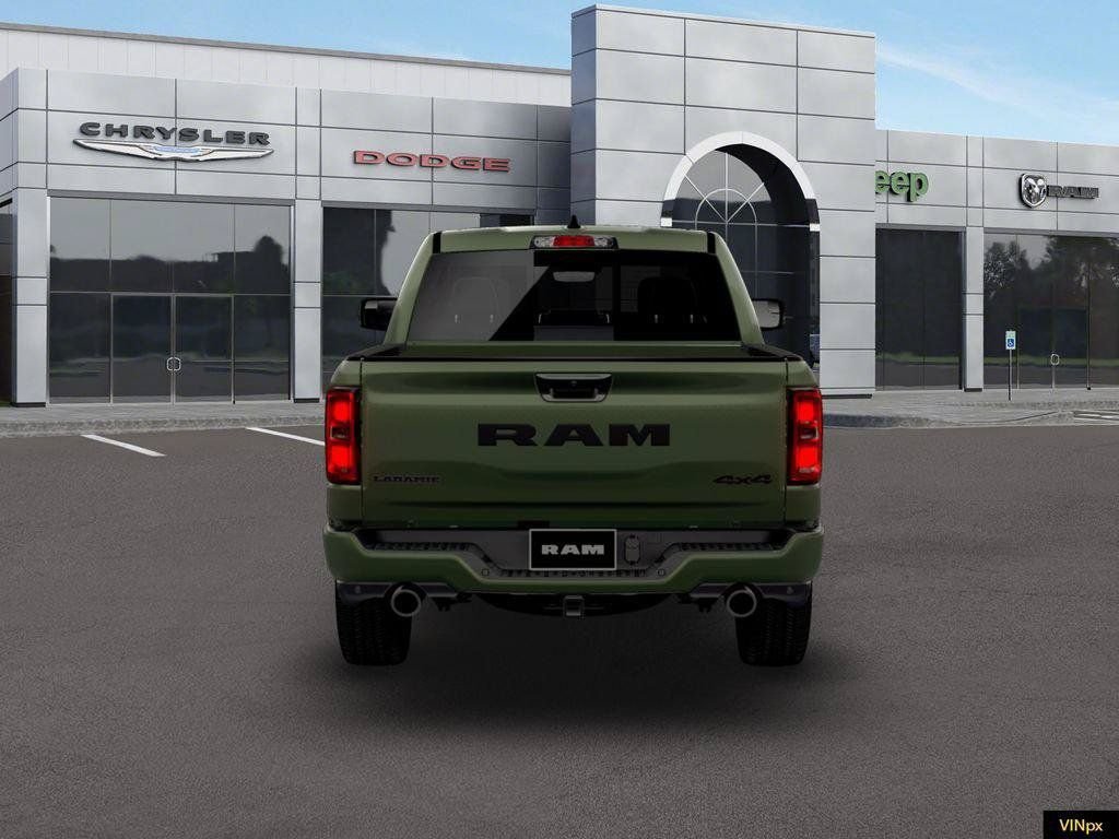 New 2026 Serrano-Green Metallic Exterior Paint RAM Laramie image 6