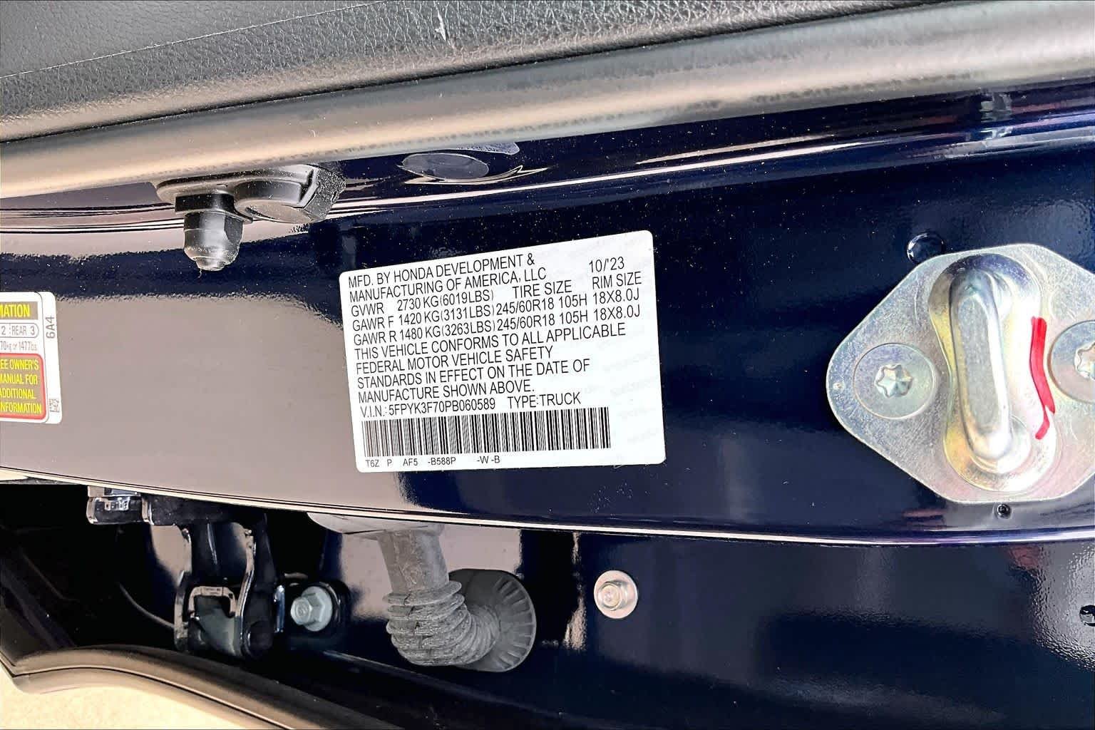 Used 2023 Obsidian Blue Pearl Honda RTL-E image 34