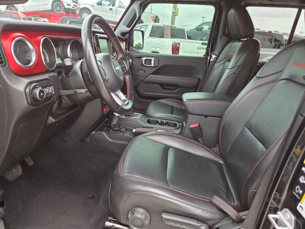 Used 2021 Black Clearcoat Jeep Unlimited Rubicon image 28