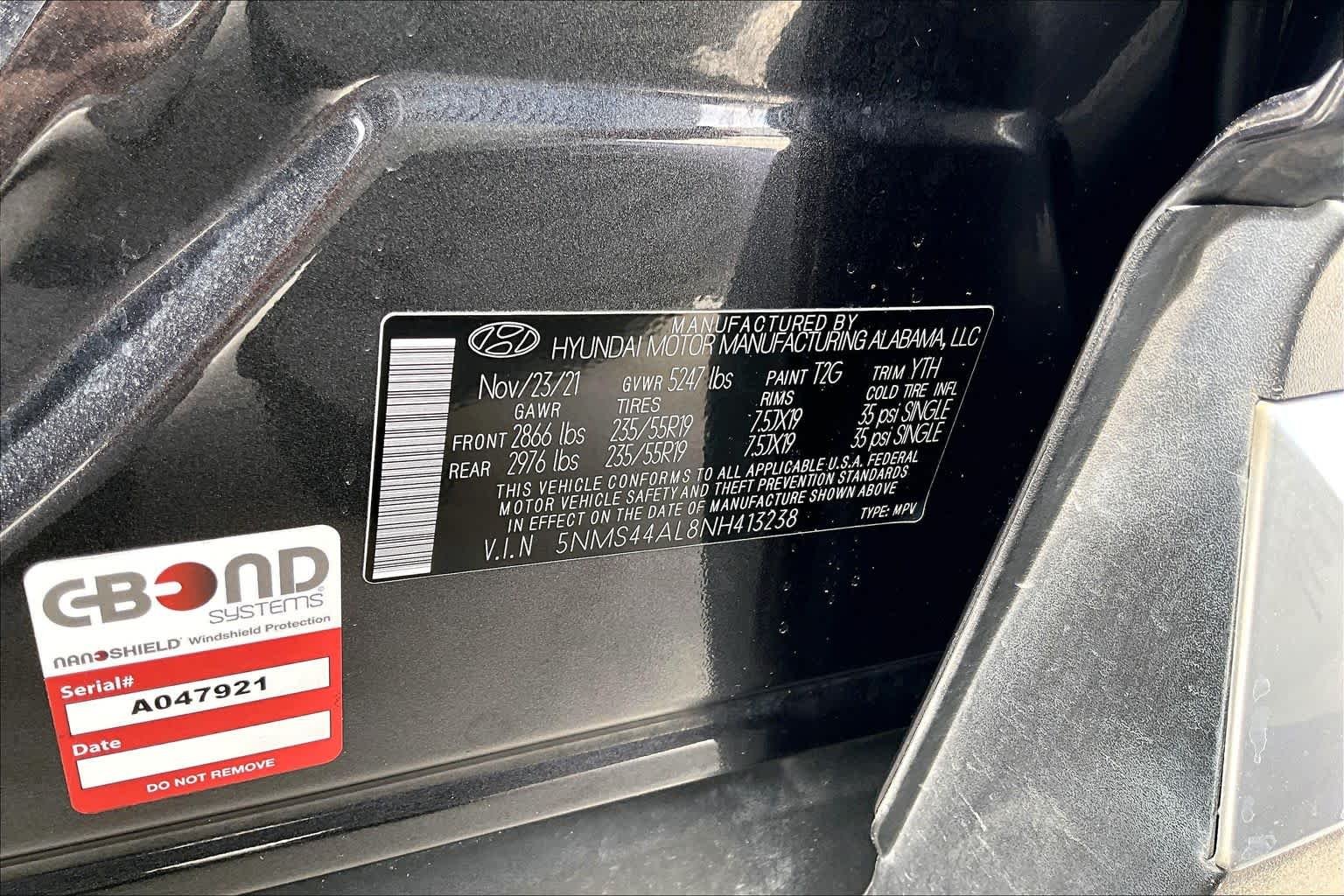 Used 2022 Portofino Gray Hyundai Limited image 33