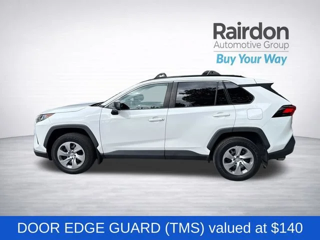 Used 2021 Super White Toyota LE image 4