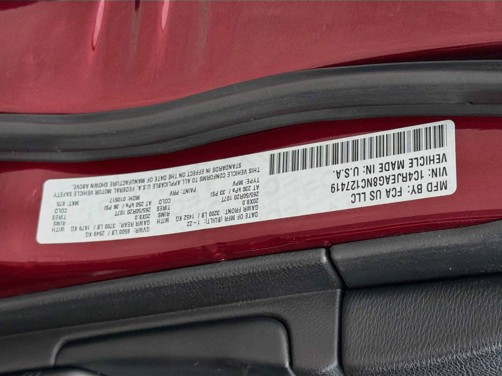 Used 2022 Velvet Red Pearlcoat Jeep Laredo X image 43