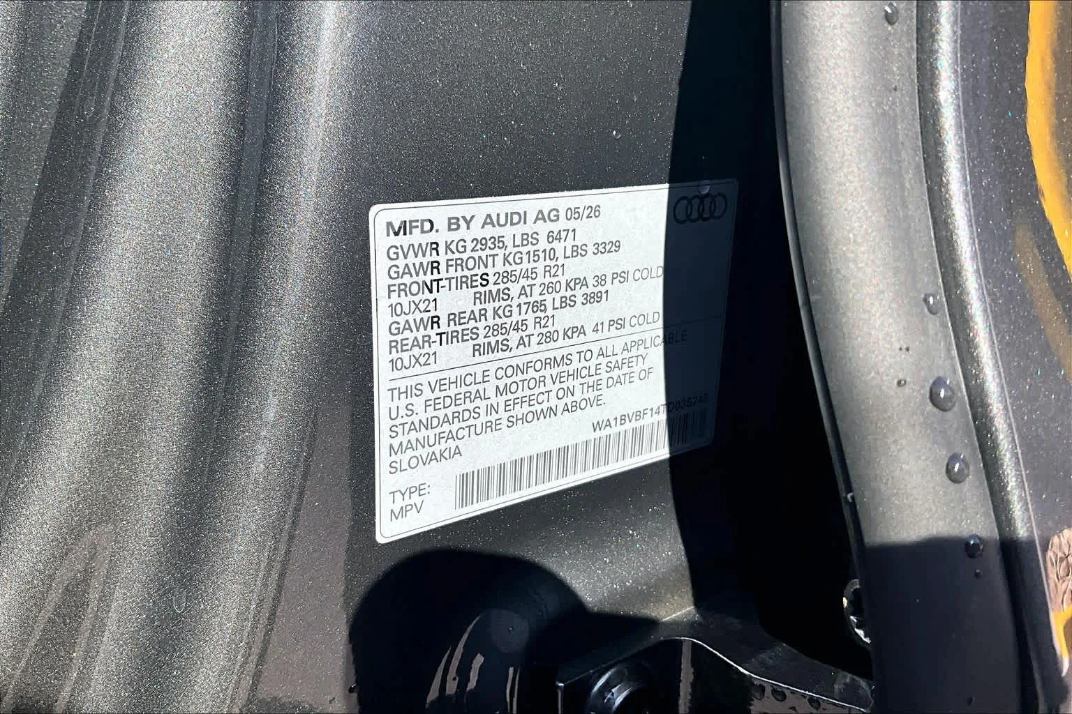 New 2026 Samurai Gray me Audi Premium Plus image 19