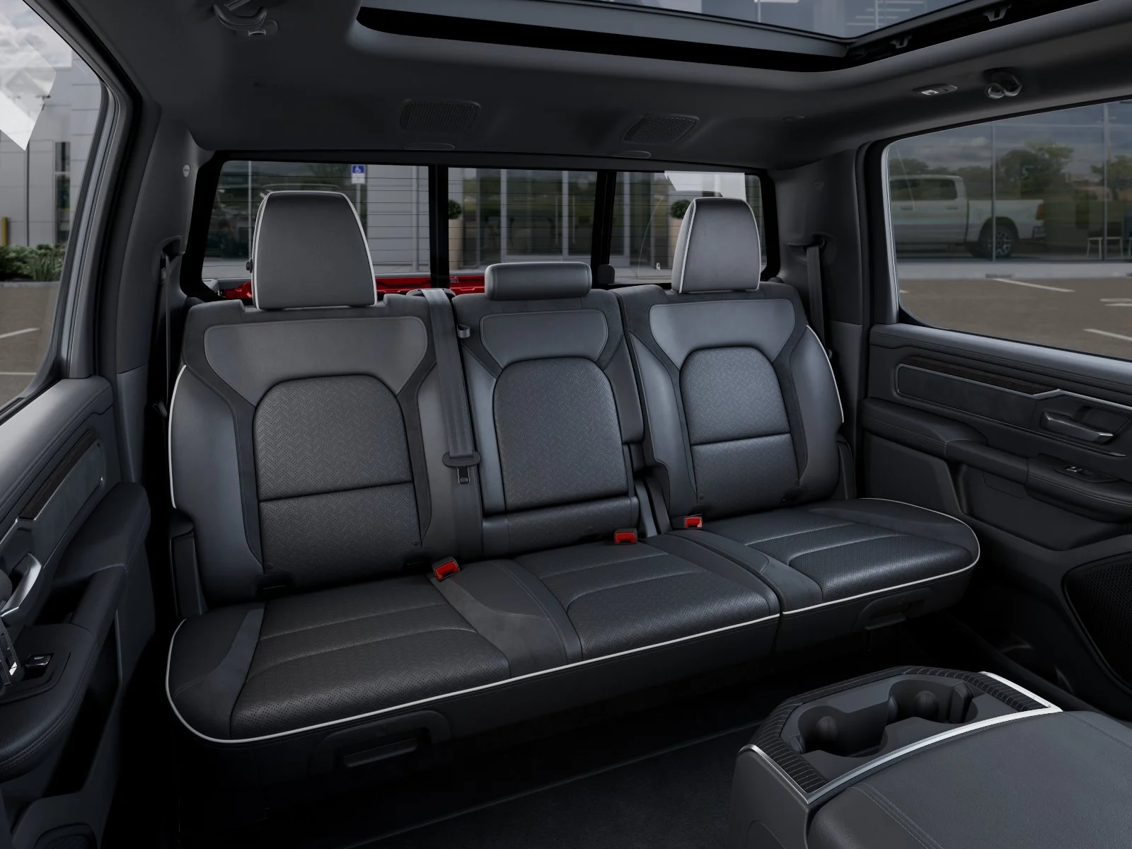 New 2026 Molten Red Pearl-Coat Exterior Paint RAM Laramie image 15