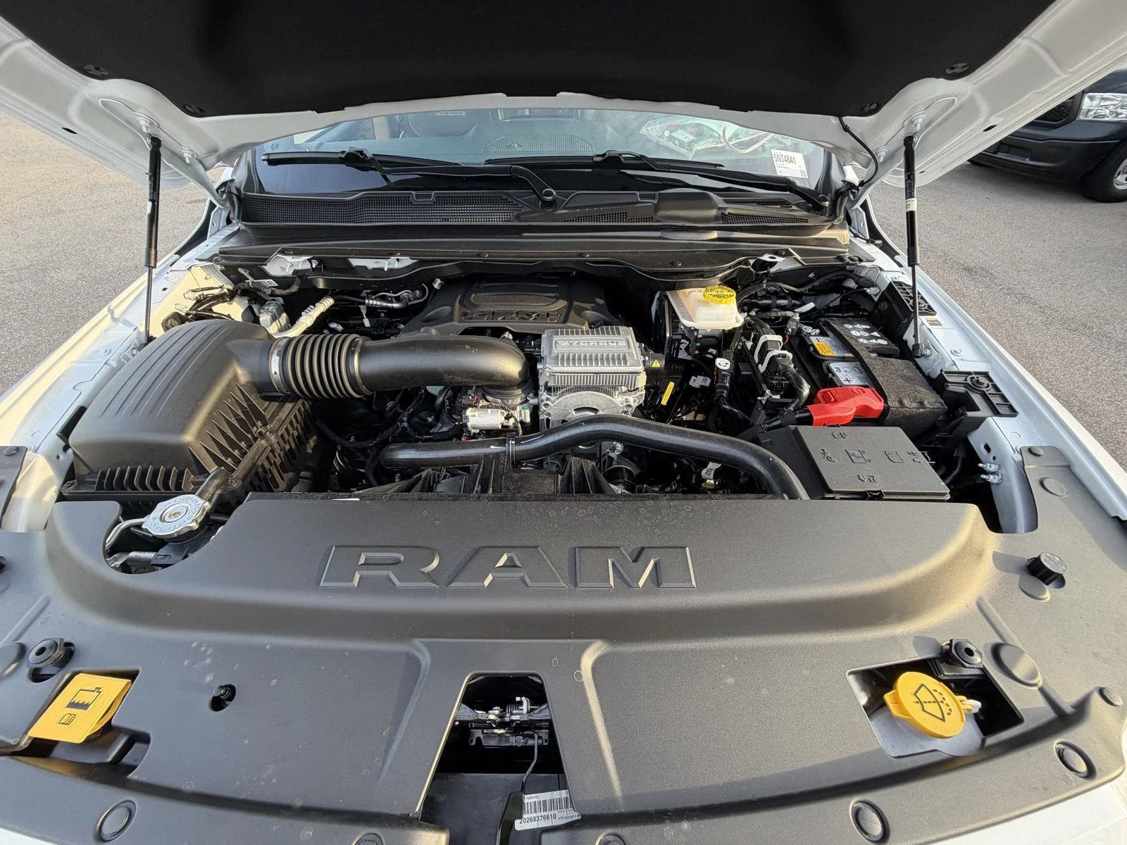 New 2026 Bright White Clear-Coat Exterior Paint RAM Laramie image 24