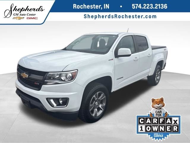 SUMMIT WHITE 2018 Chevrolet Colorado Z71 Crew Cab 4WD Pickup Truck Four-Wheel Drive