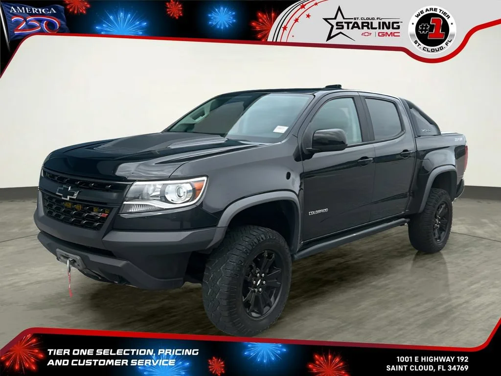 Used 2018 BLACK Chevrolet 4WD ZR2 image 1