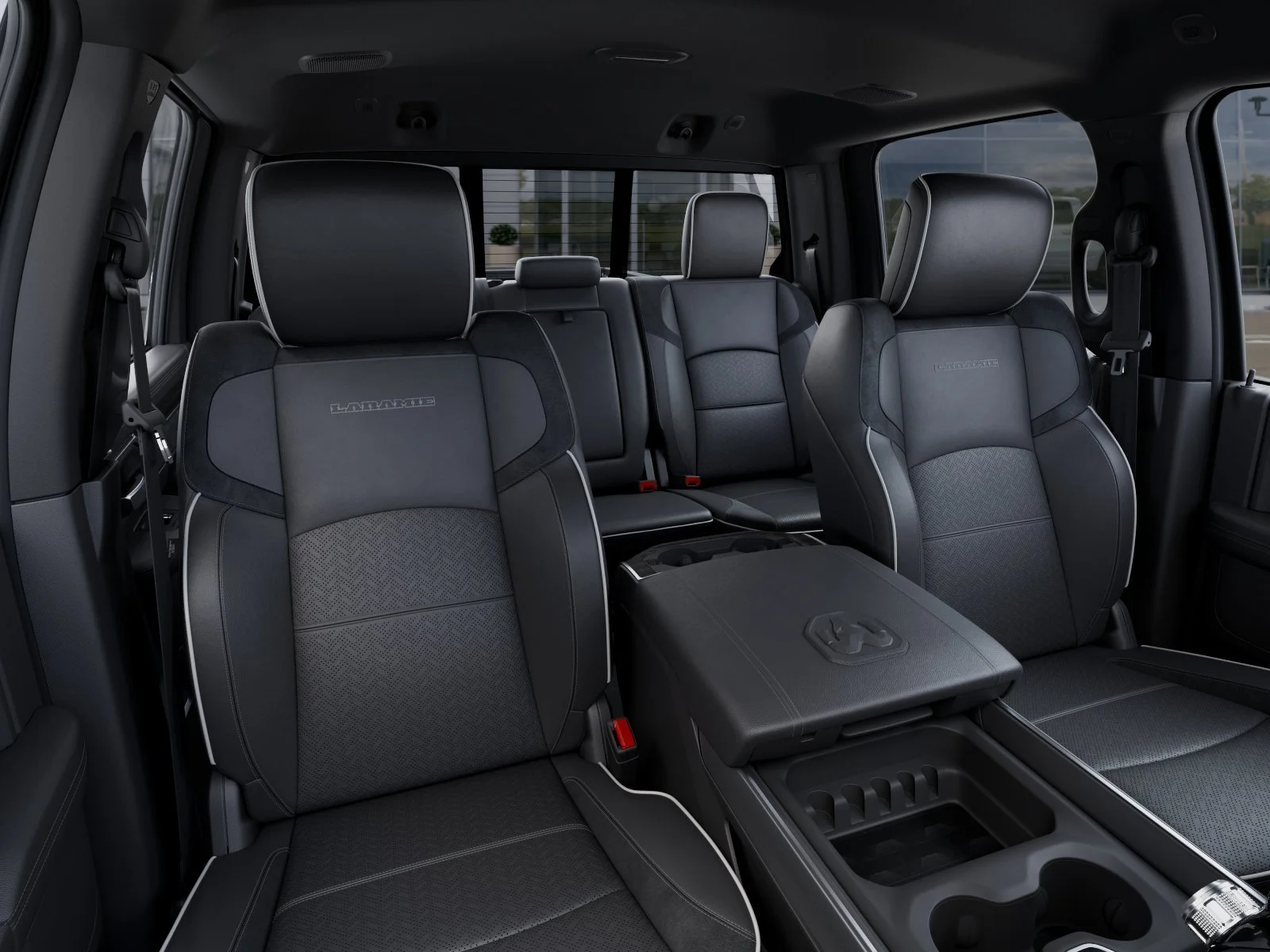 New 2026 Ceramic Gray Clear-Coat Exterior Paint RAM Laramie image 43