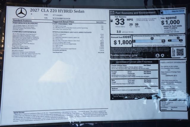 New 2027 Liquid Crystal Green Mercedes-Benz CLA 220 image 33