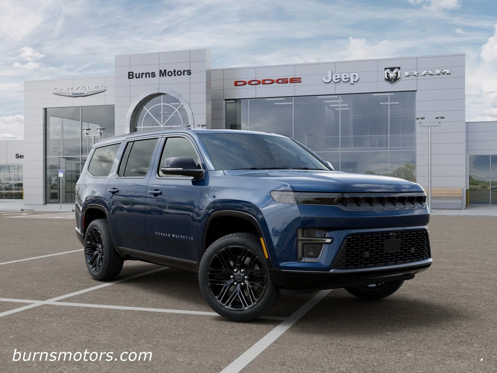 New 2026 Fathom Blue Pearl-Coat Exterior Paint (Late Availability) Jeep Limited Reserve Black image 5