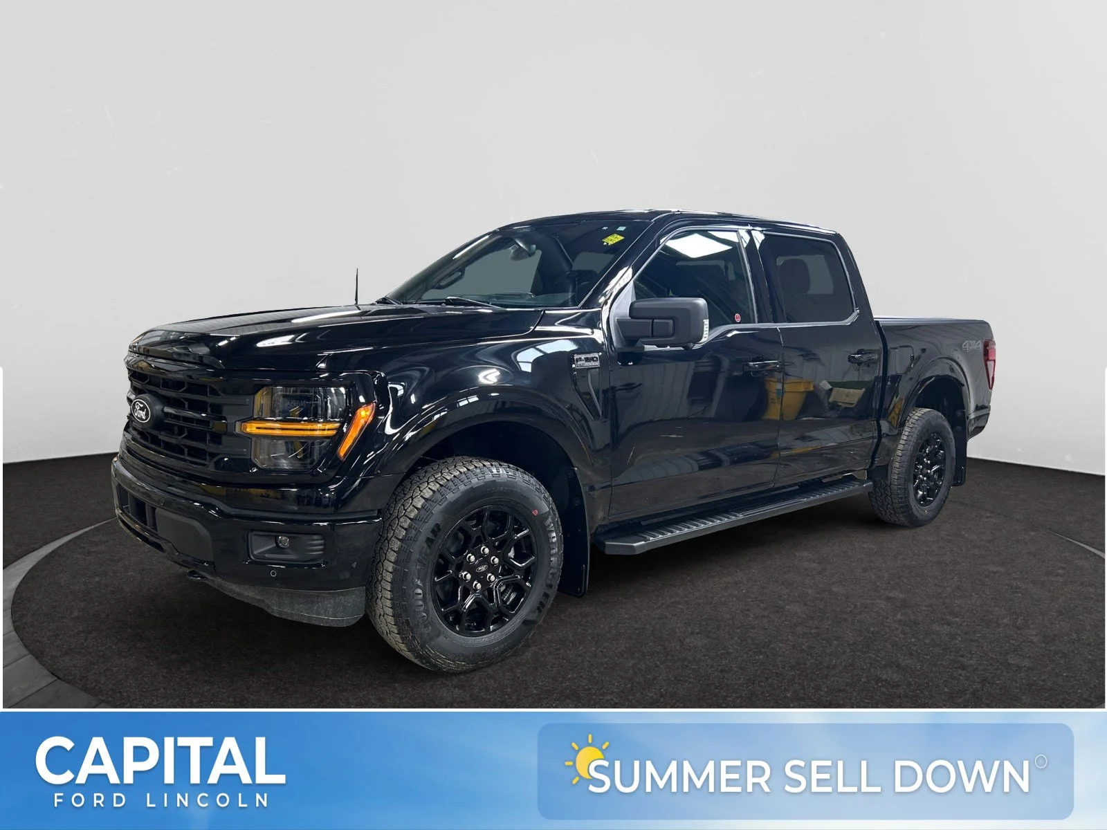 New 2026 Agate Black Metallic Ford XLT image 1