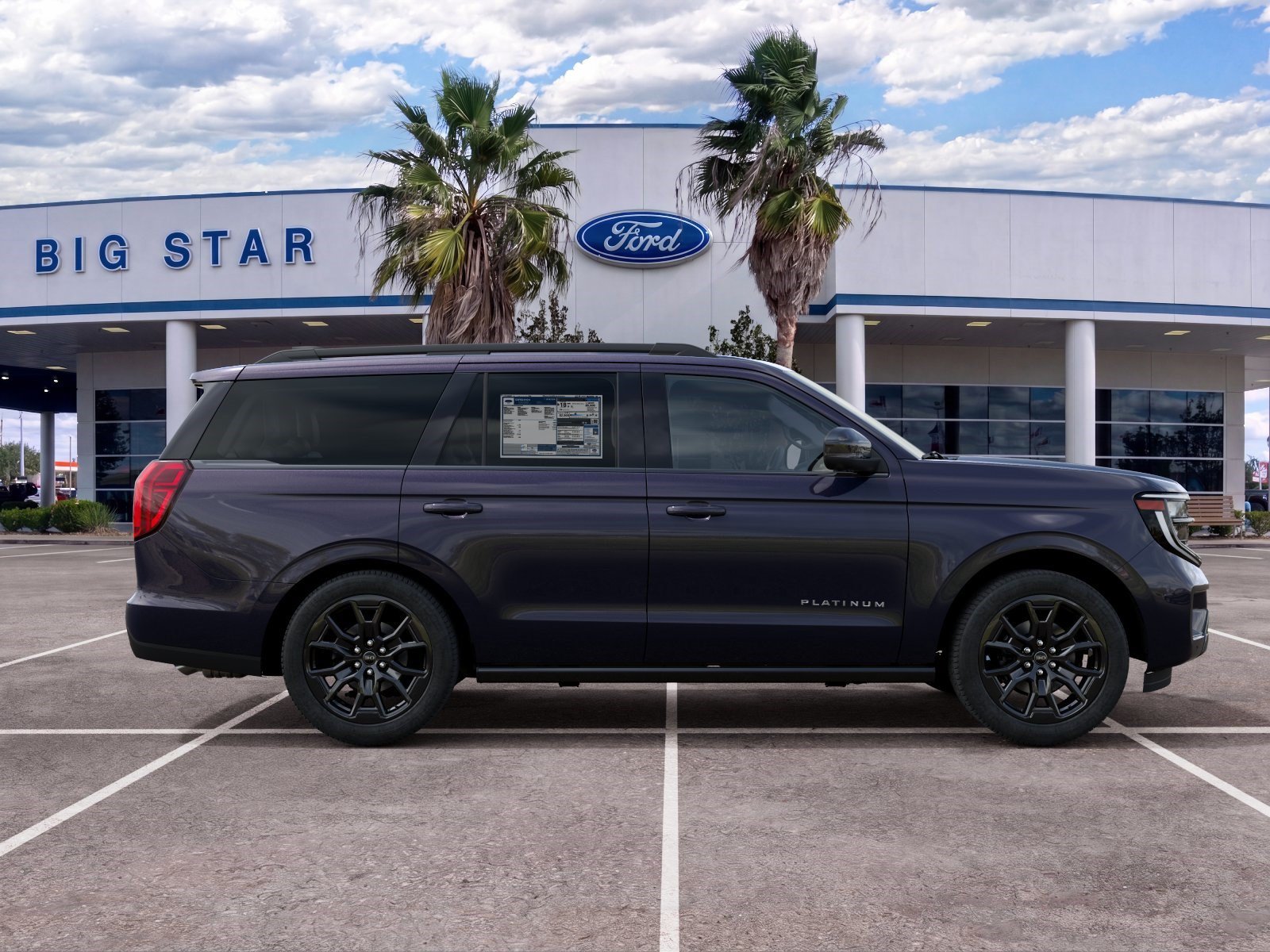 New 2027 Blue Ember Metallic Ford Platinum image 5