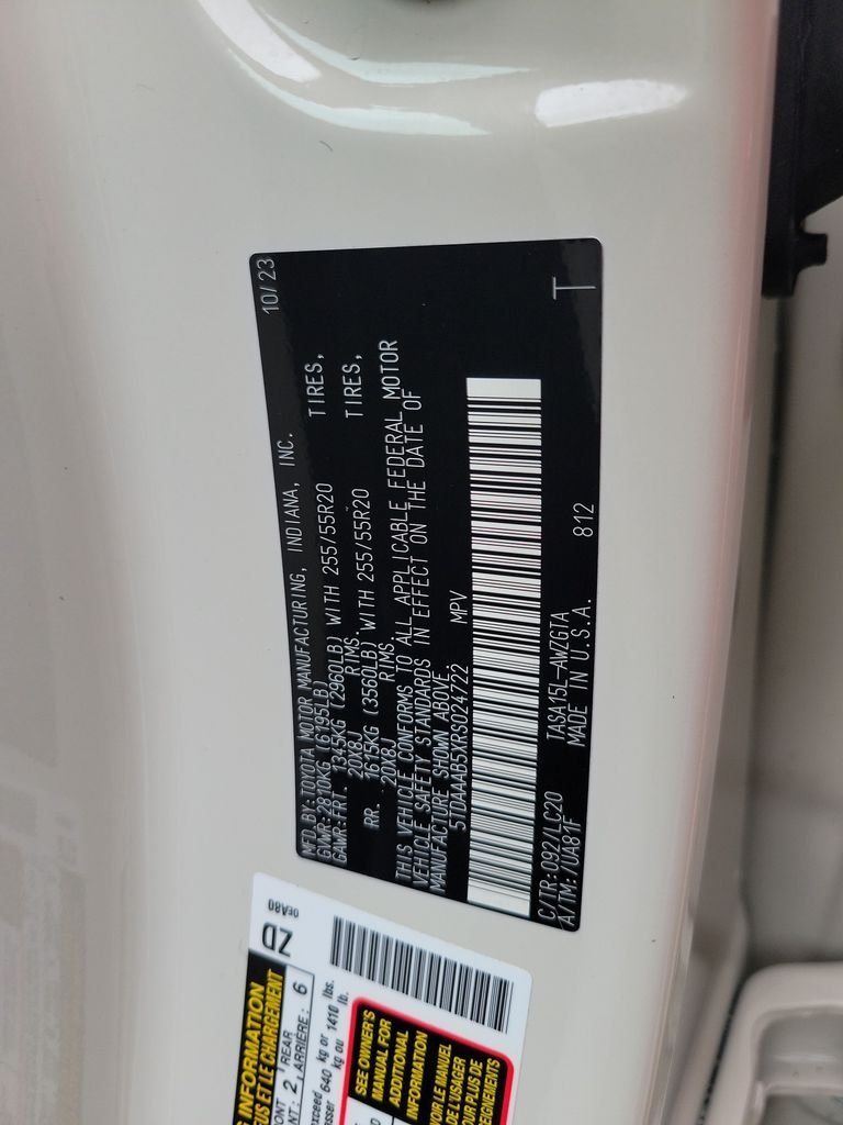 Certified Used 2024 White Toyota Limited image 44