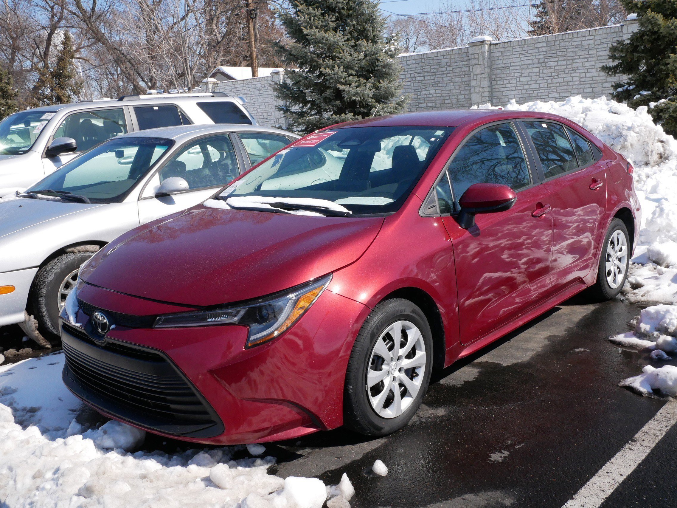 Certified 2023 Toyota Corolla LE with VIN 5YFB4MDE5PP025454 for sale in Brooklyn Center, Minnesota