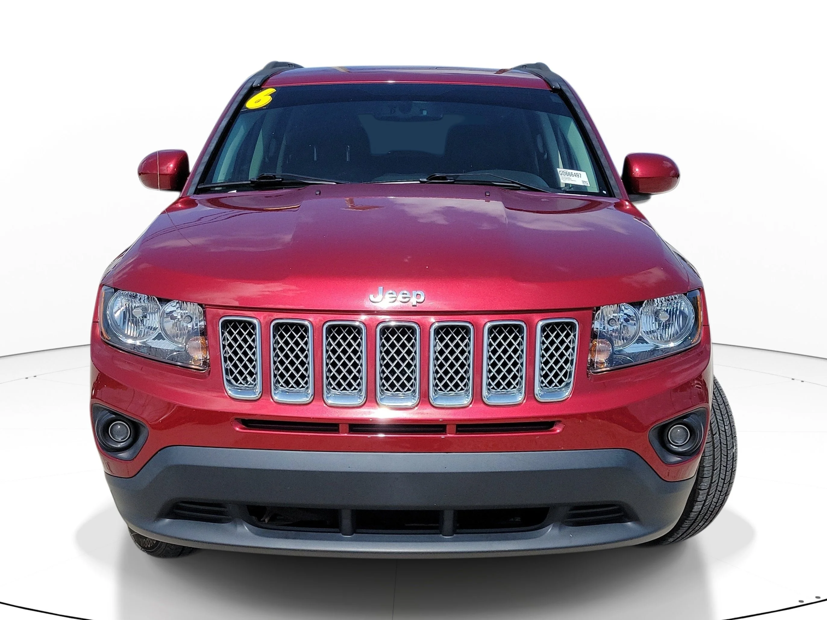 Used 2016 Deep Cherry Red Crystal Pearlcoat Jeep Latitude image 2
