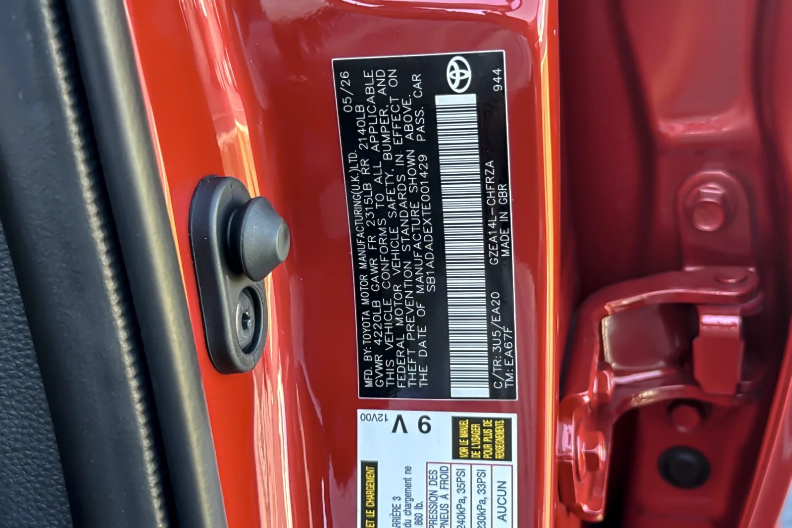 New 2026 Supersonic Red <sup>1</sup> Toyota  MT image 27