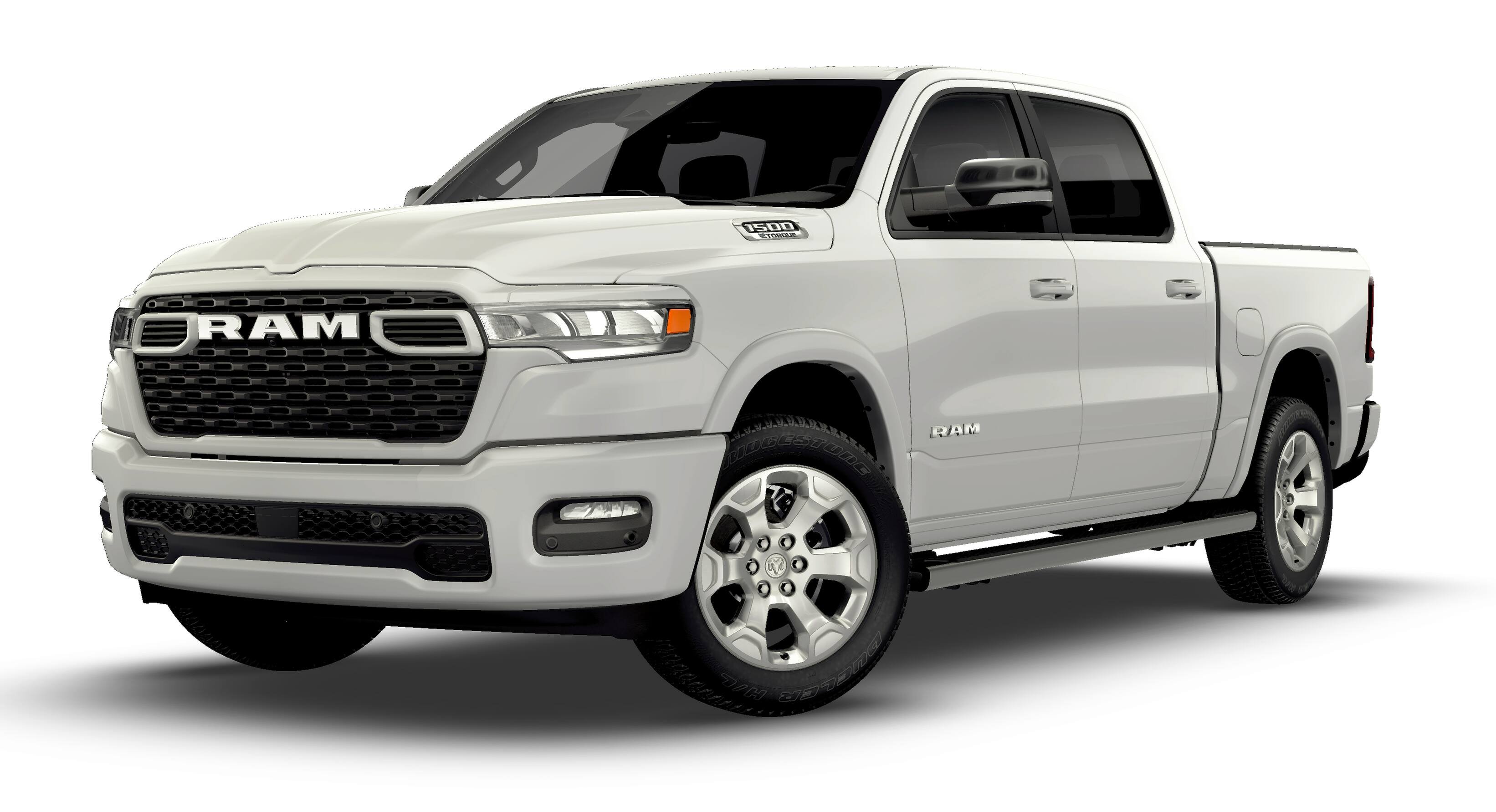 New 2026 Bright White Clear-Coat Exterior Paint RAM BIG HORN image 13