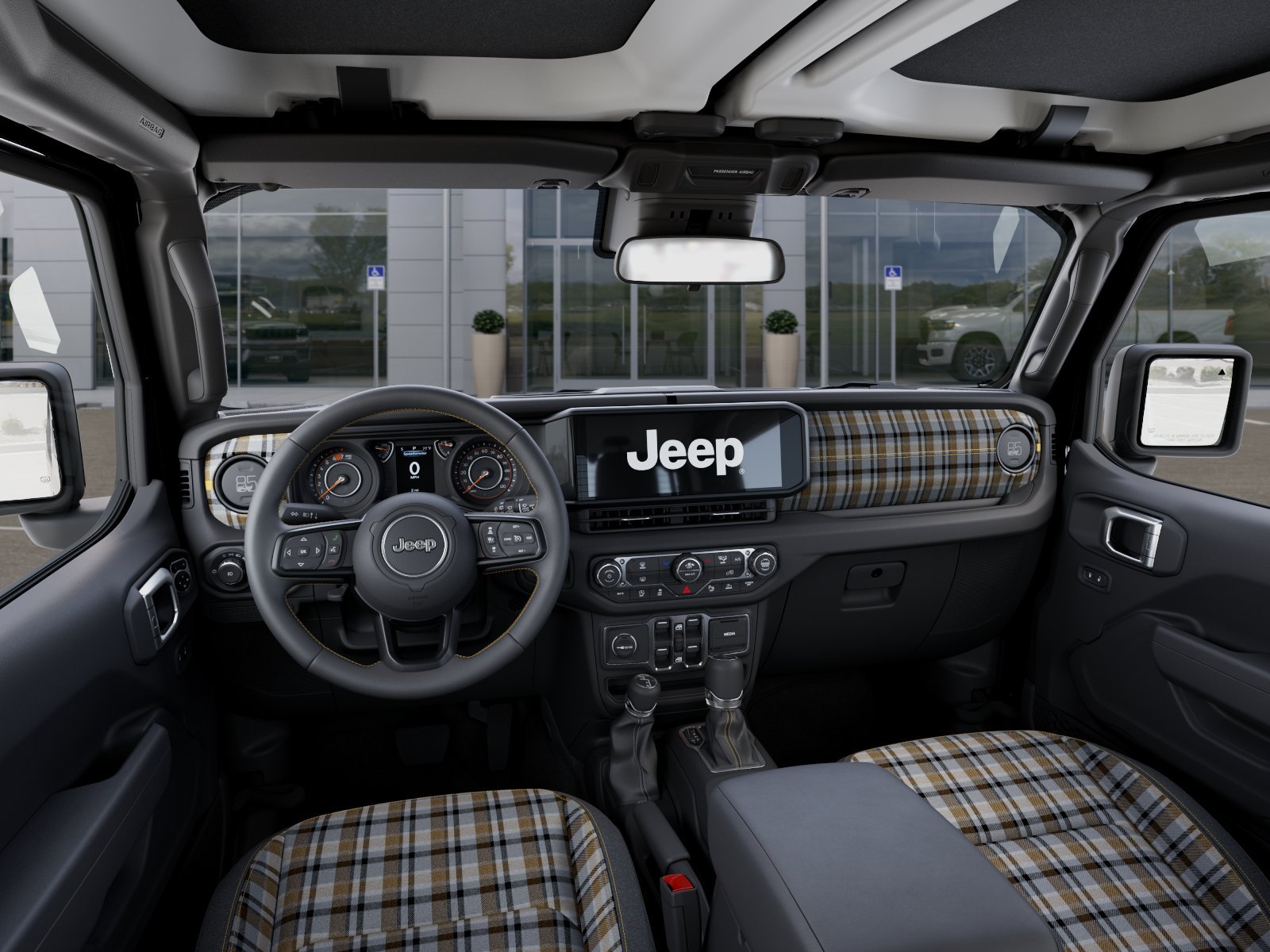 New 2026 Black Clear-Coat Exterior Paint Jeep 85th Anniversary Edition image 46
