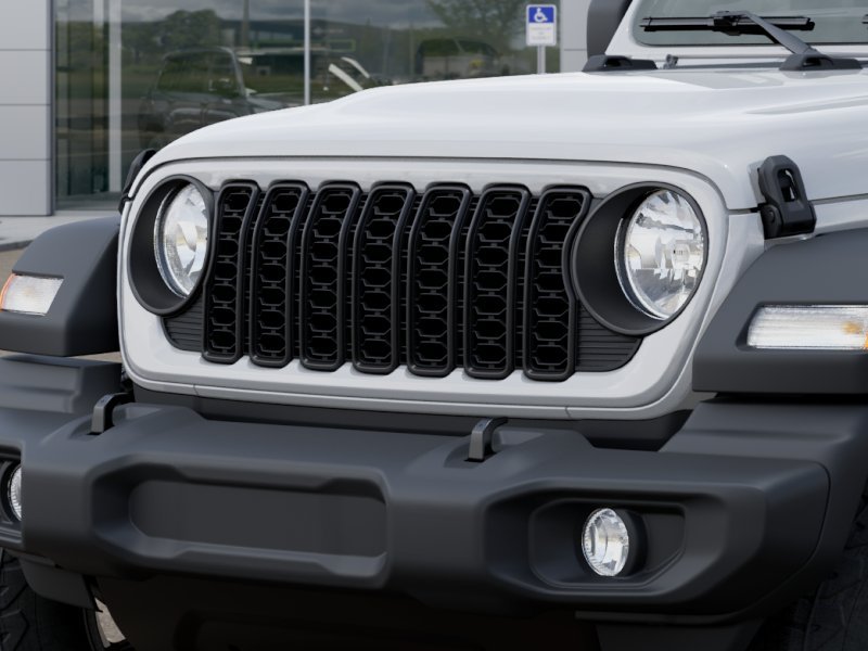 New 2025 Bright White Clearcoat Jeep Sport S image 34
