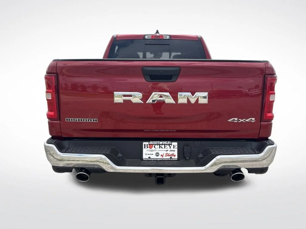 New 2026 Molten Red Pearl-Coat Exterior Paint RAM BIG HORN image 4