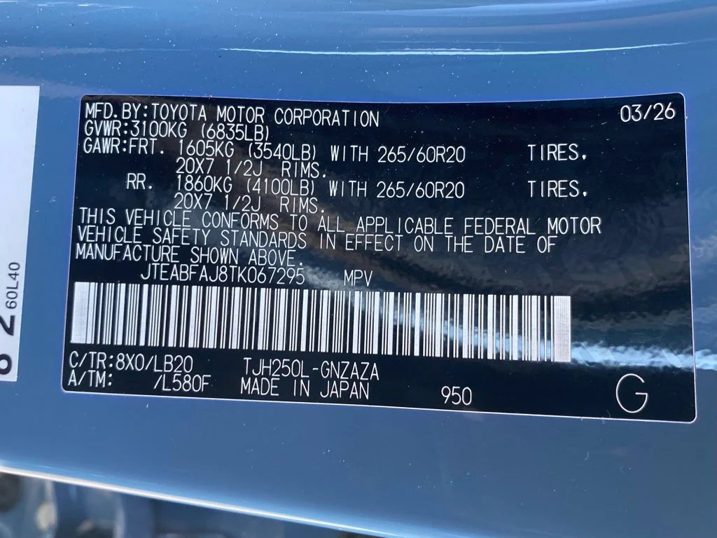 Used 2026 Blue Toyota Base image 21