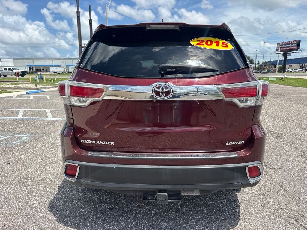 Used 2015 Red Toyota Limited Platinum V6 image 4