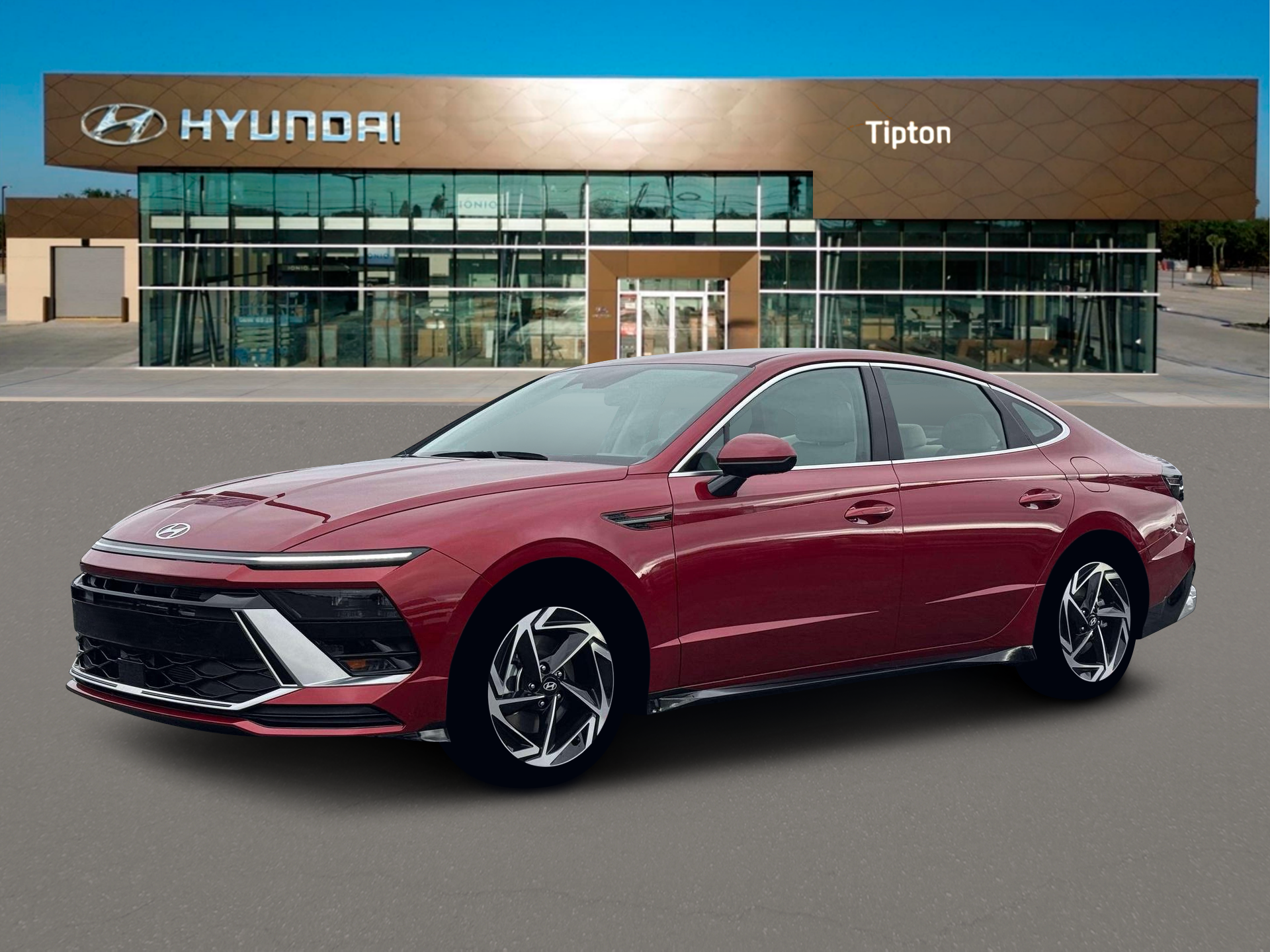 New 2026 Red Hyundai SEL Sport image 2