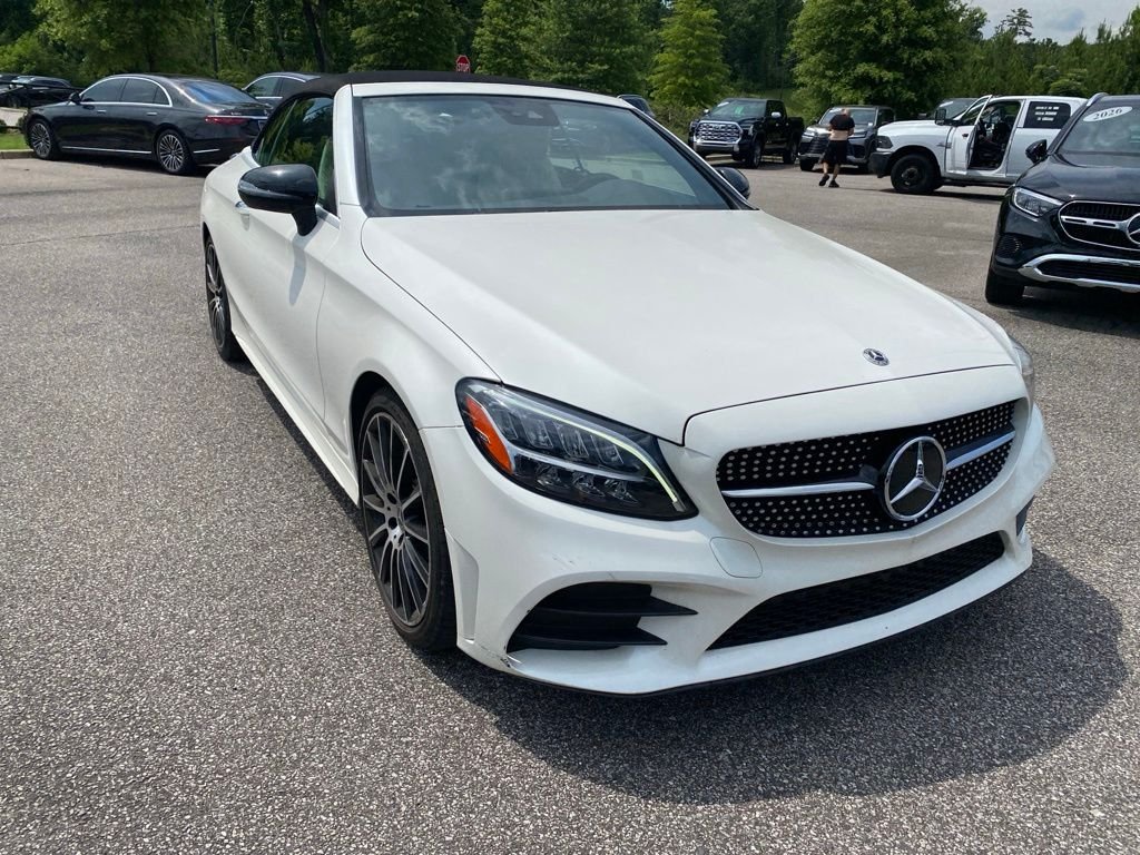Certified Used 2023 MANUFAKTUR Diamond White Metallic Mercedes-Benz C 300 image 1