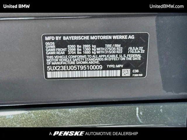 New 2026 Dravit Grey Metallic BMW X5 40i image 15