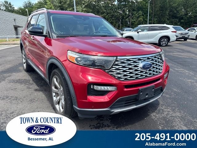Used 2020 Red Ford Platinum image 1