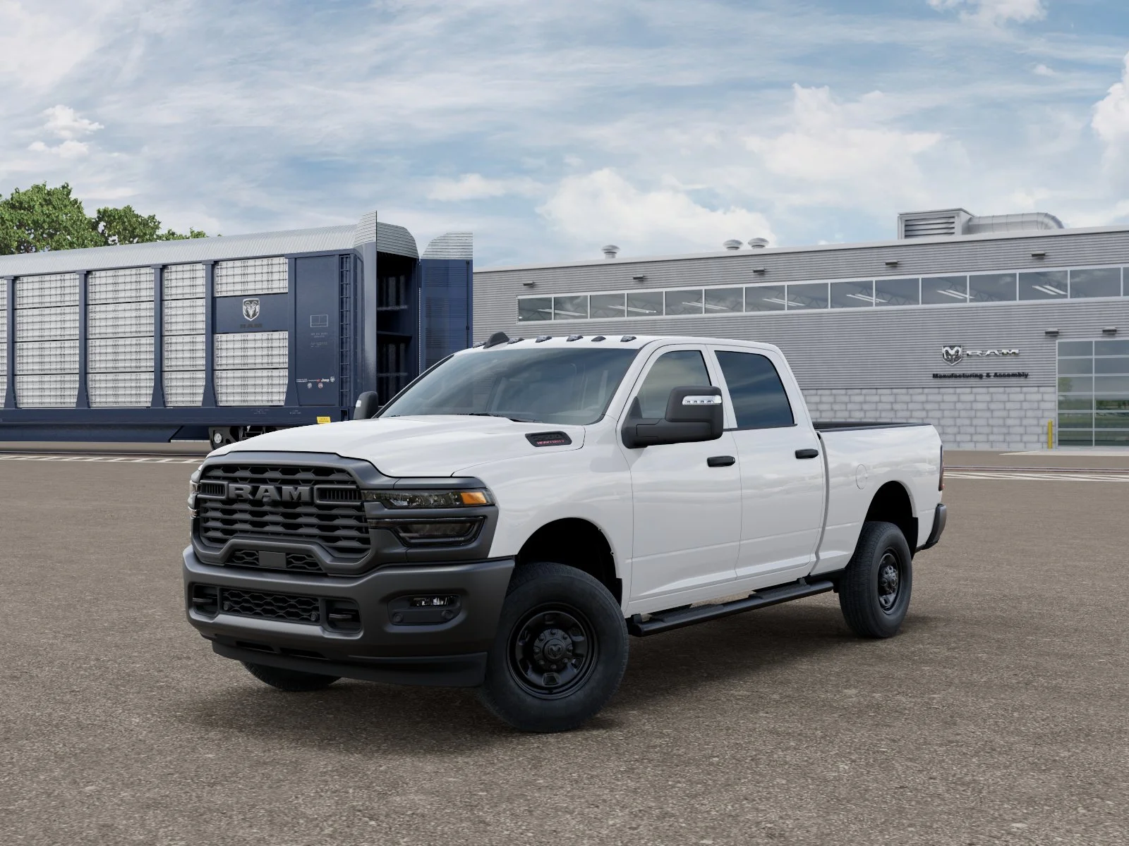 New 2026 Bright White Clear-Coat Exterior Paint RAM Tradesman image 27