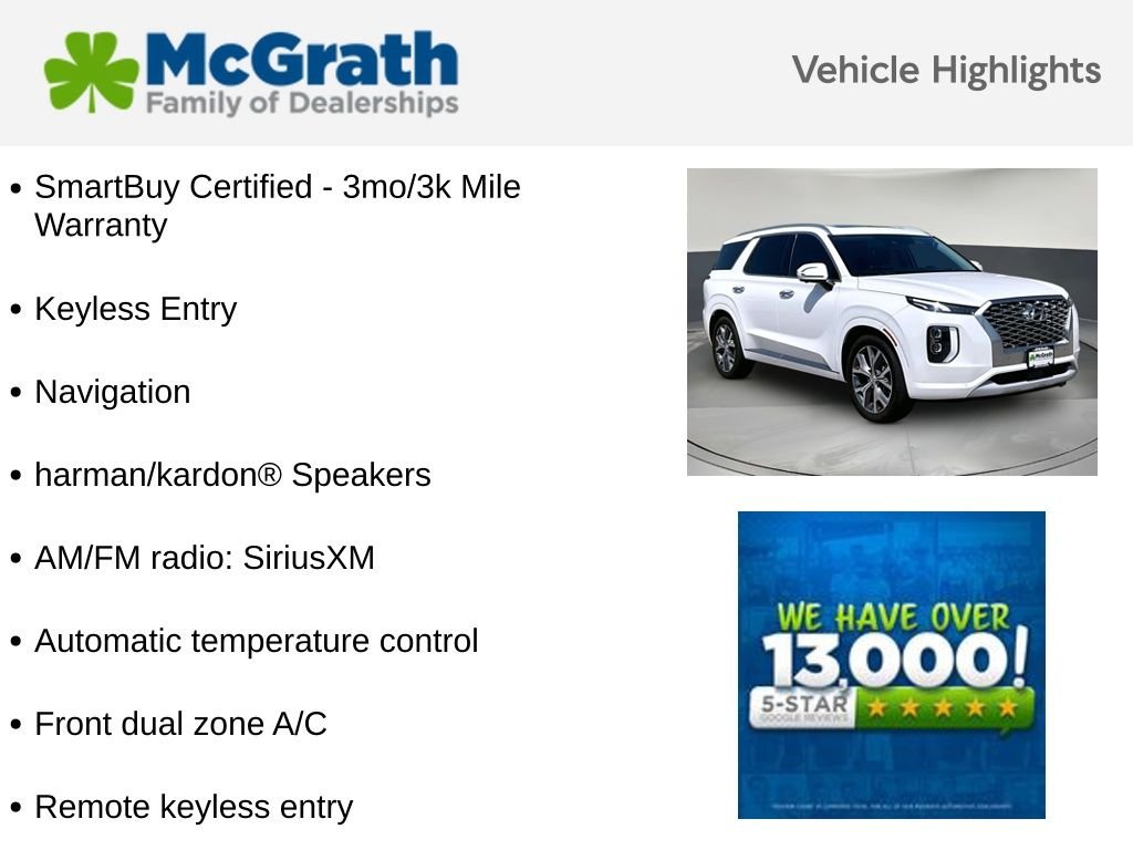 Used 2022 White Hyundai Limited image 6